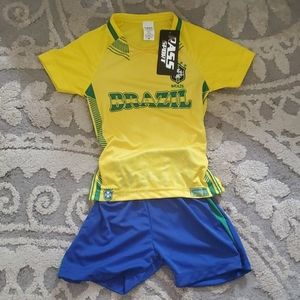 Rass Sport Brazil 4 Soccer Kit New w/Tag Brasil